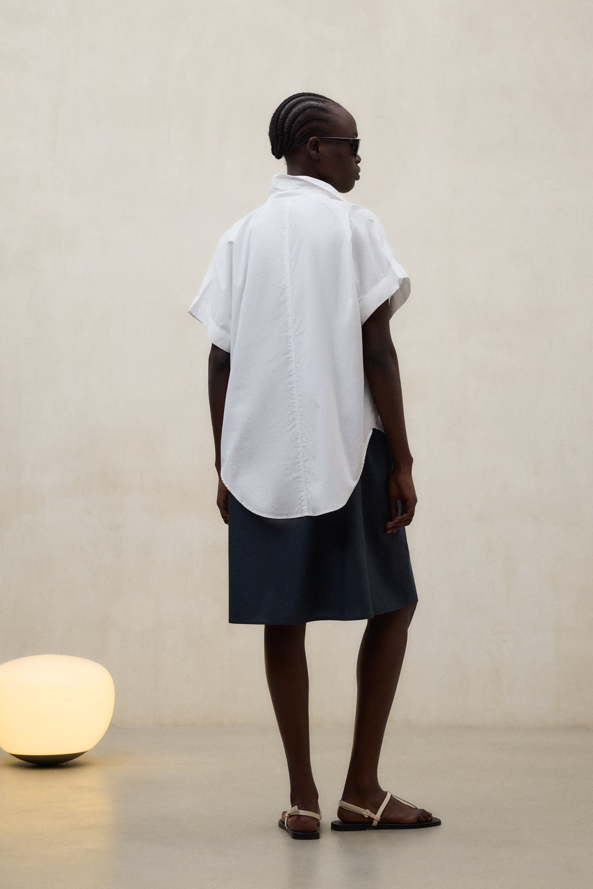 ecoalf-camisa-isabel-blanca-de-mujer-100-algod-n-regenerativo-manga-corta image 2