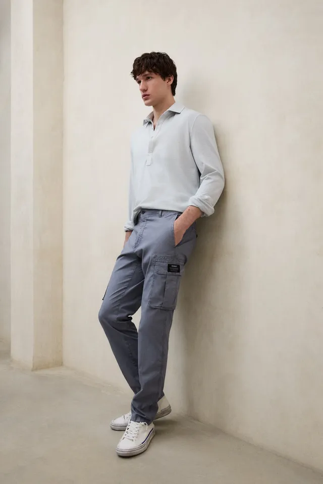 ecoalf-pantalones-ethicargo-azul-de-hombre-64-algod-n-regenerativo-cargo-y-tinte image 1