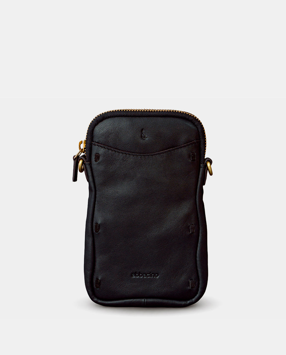 abbacino-bolso-para-m-vil-piel-negro-con-bandolera image 2