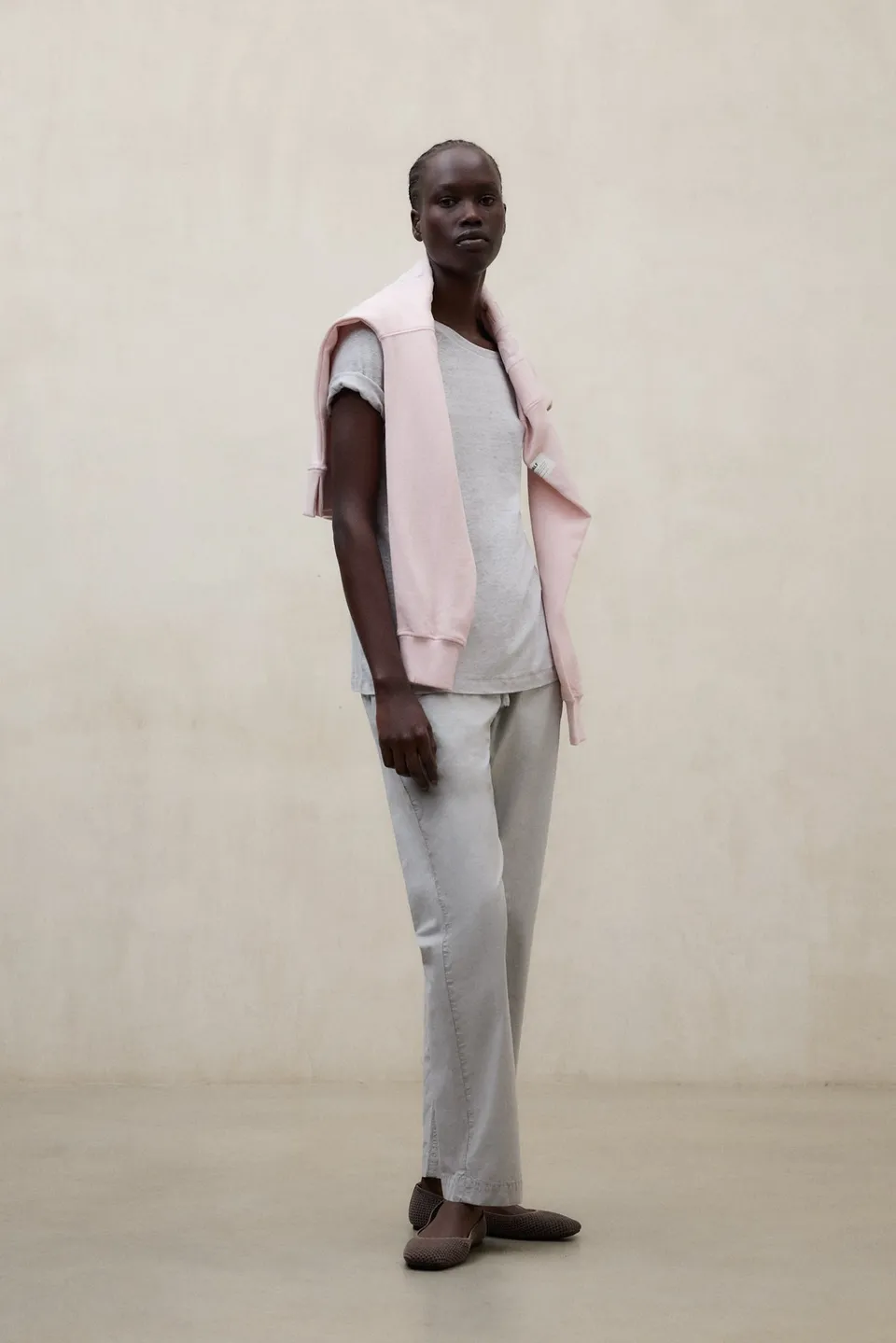 pantalones-ganges-gris-ecoalf-54-algod-n-org-nico-fit-regular image 1