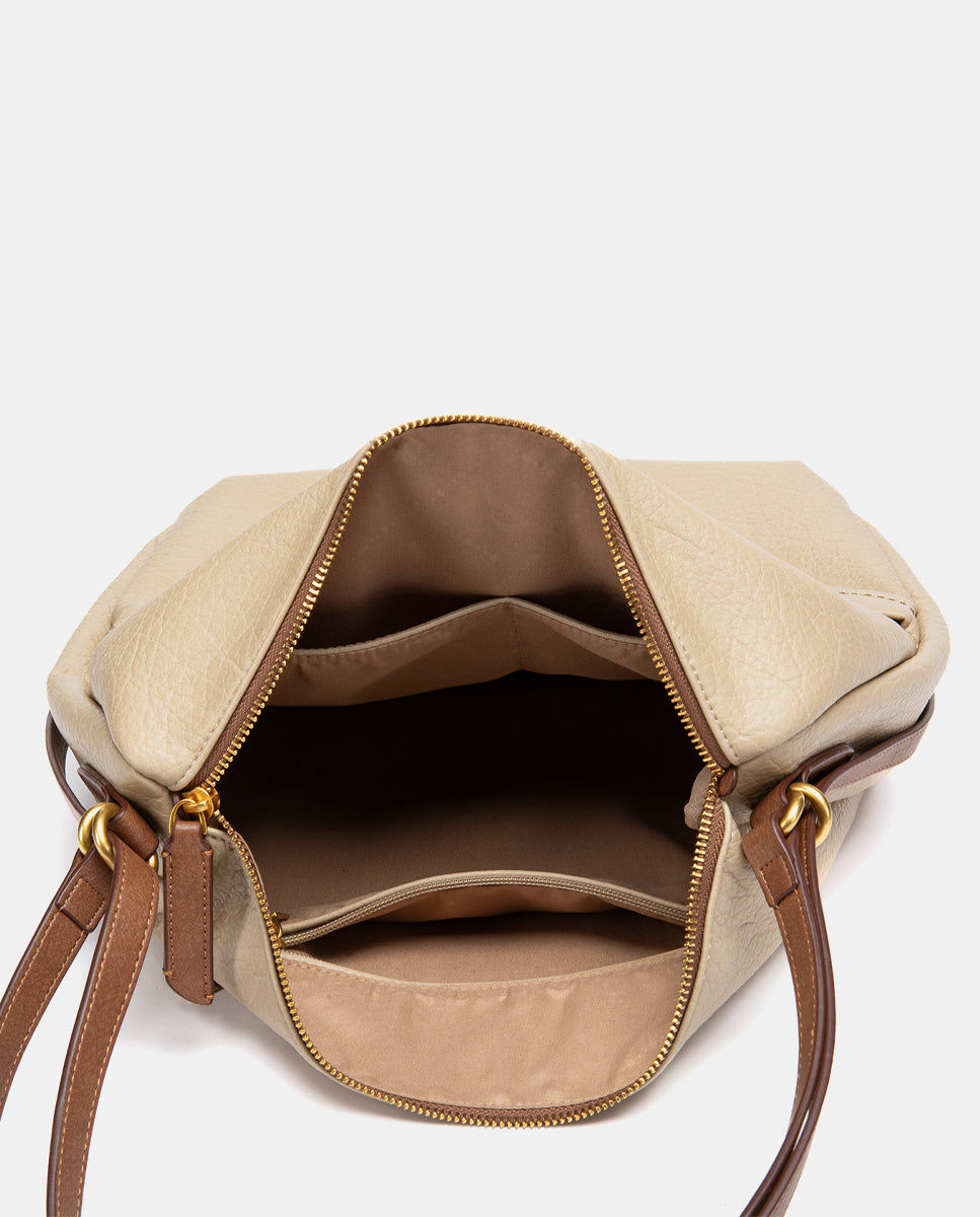abbacino-bolso-multifuncional-reciclado-beige-2-en-1 image 6