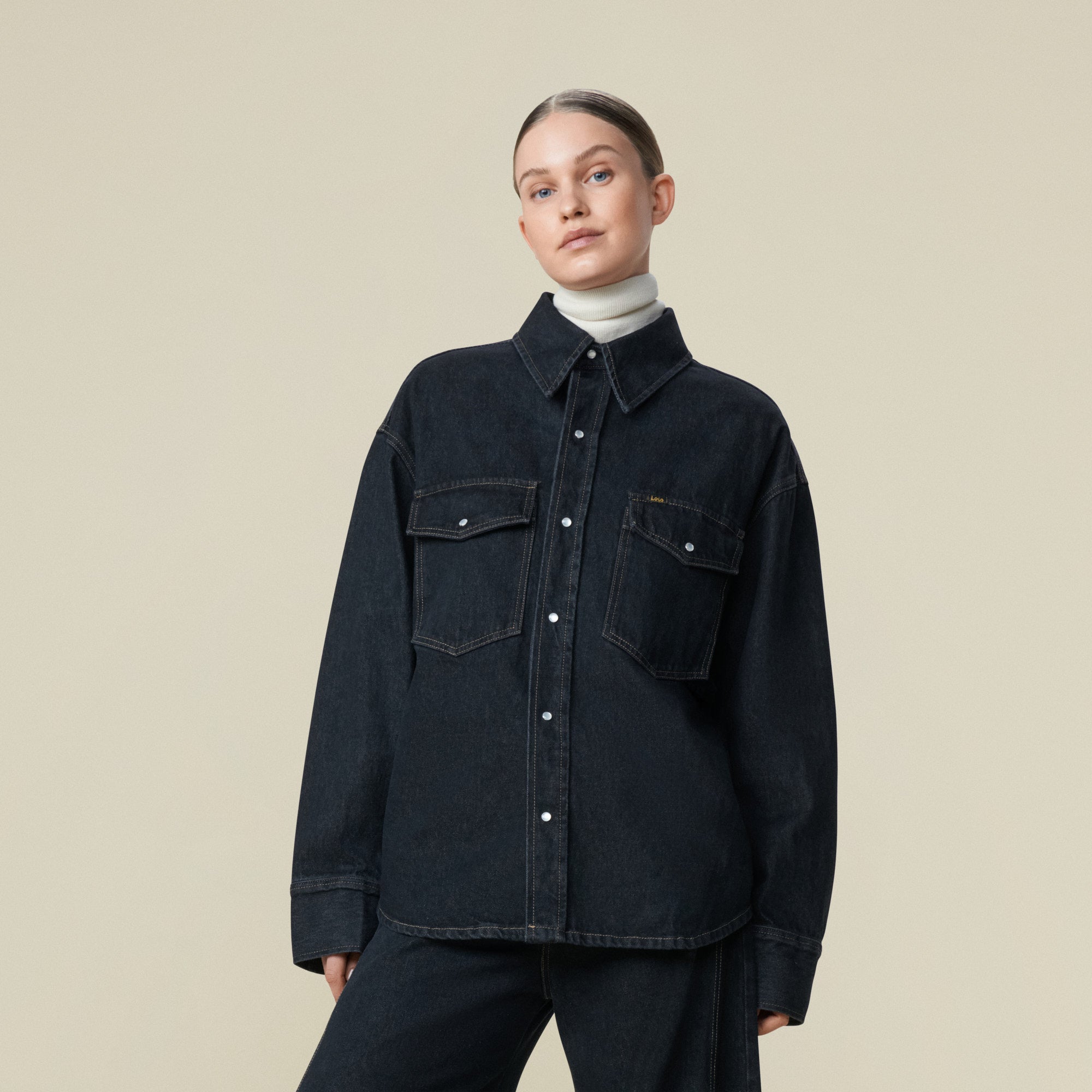 lois-mia-camisa-de-mujer-100-algod-n-corte-regular-varios-tallajes image 1