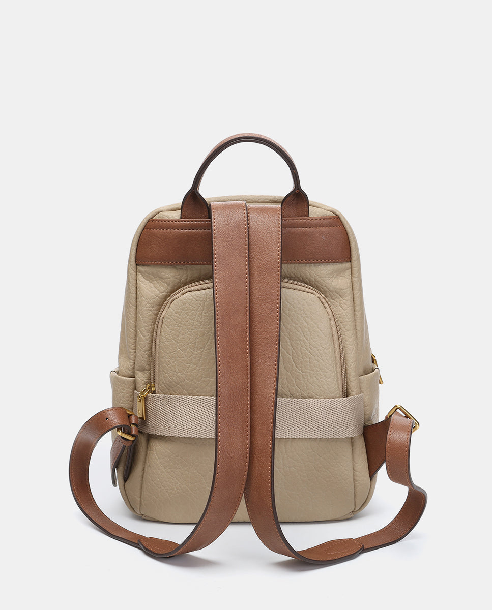 abbacino-mochila-mujer-materiales-reciclados-beige image 3