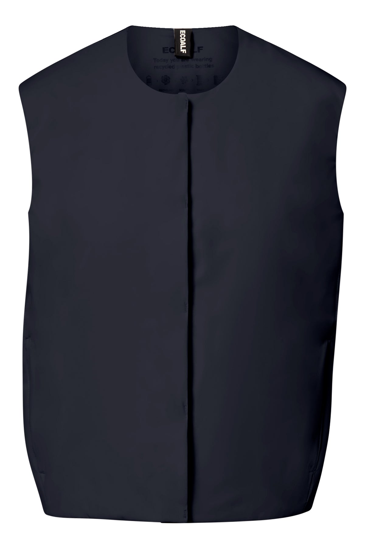 chaleco-karin-azul-marino-de-mujer-ecoalf image 7