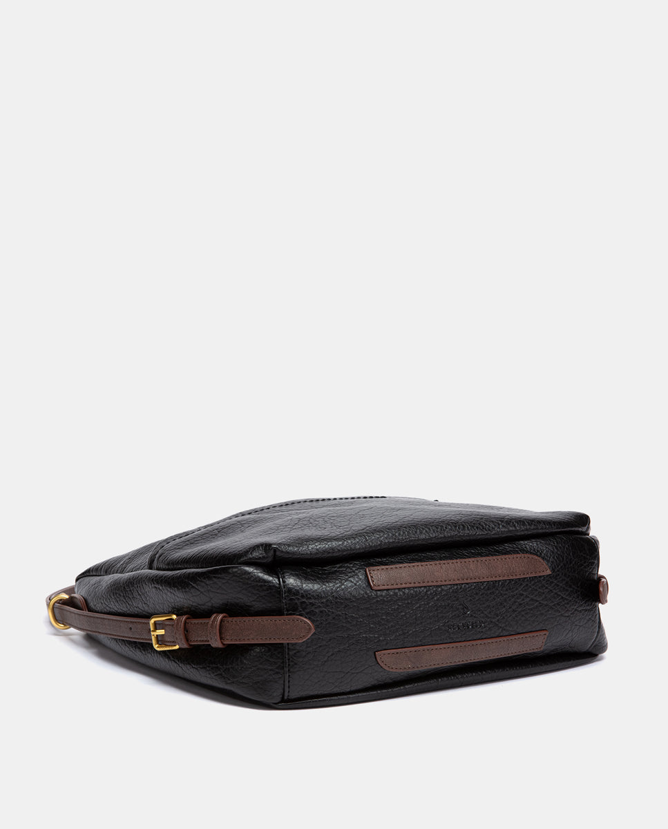 abbacino-bolso-multifuncional-reciclado-negro-hombro-y-mochila image 5