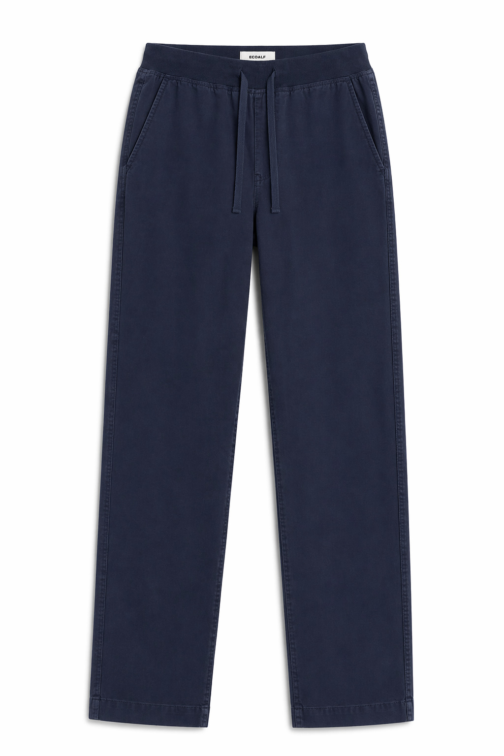 ecoalf-pantalones-gonges-azul-pantalones-de-mujer-de-algod-n-org-nico-con-cintur image 6