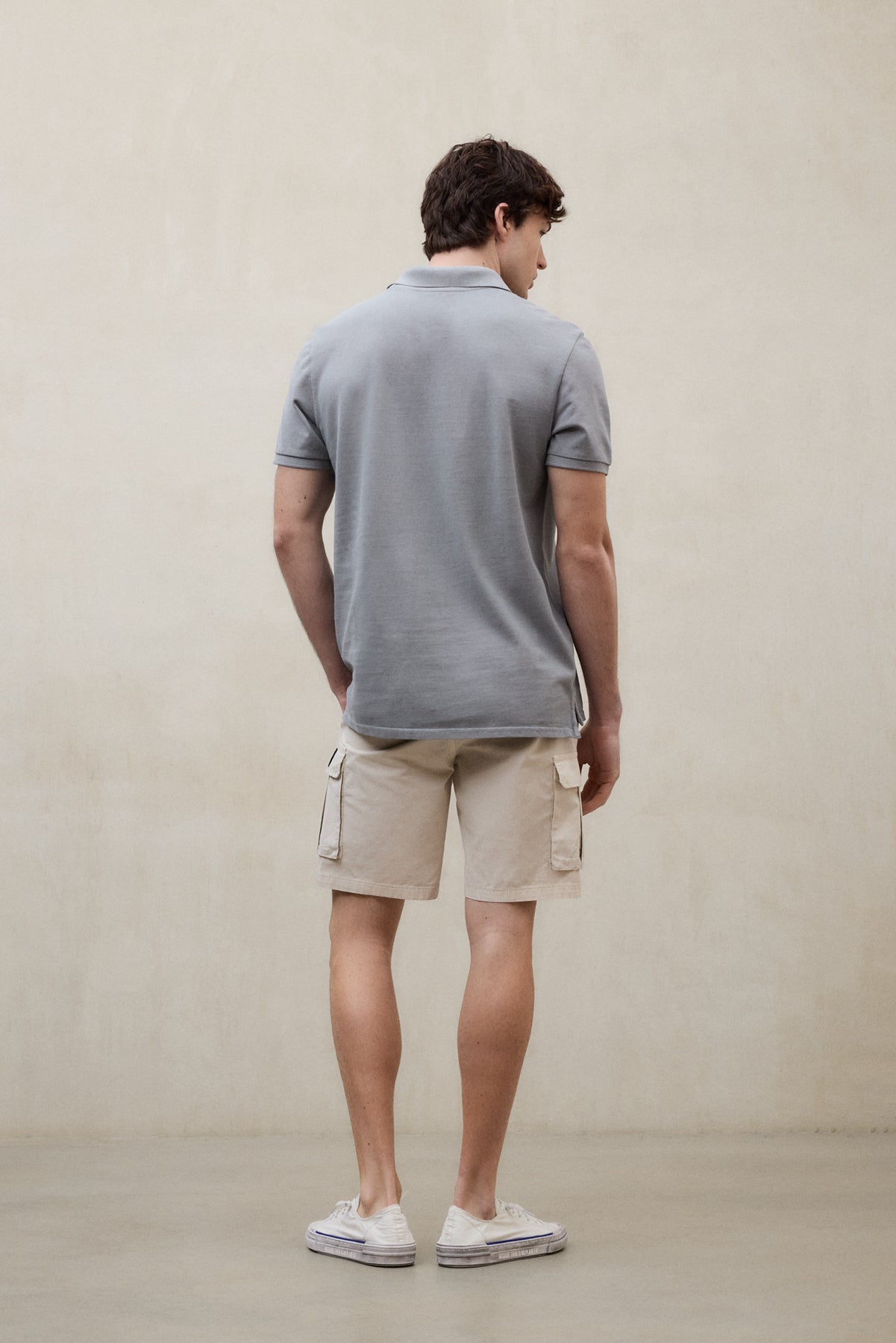 ecoalf-polo-tedan-piqu-gris-de-hombre-100-algod-n-reciclado-fit-regular image 2