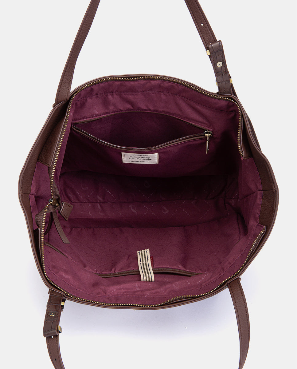 bolso-shopper-abbacino-materiales-reciclados-burdeos image 5