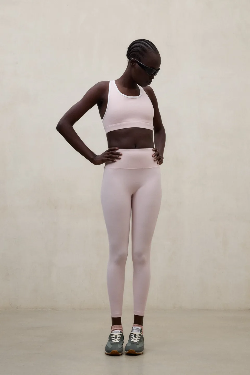 legging-mercer-de-ecoalf-para-mujer-76-poliamida-reciclada-y-24-elastano-rosa-fi image 1