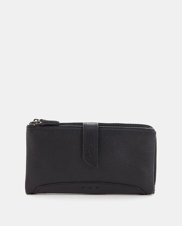 abbacino-cartera-grande-de-piel-negra-premium image 1