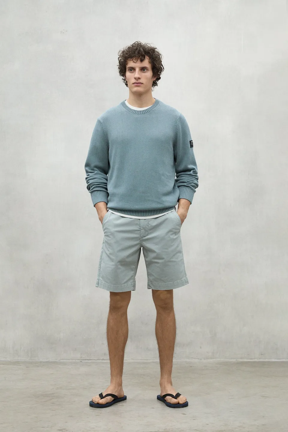 jersey-tail-verde-agua-ecoalf-jersey-de-punto-hombre-algod-n-org-nico-y-lino image 1