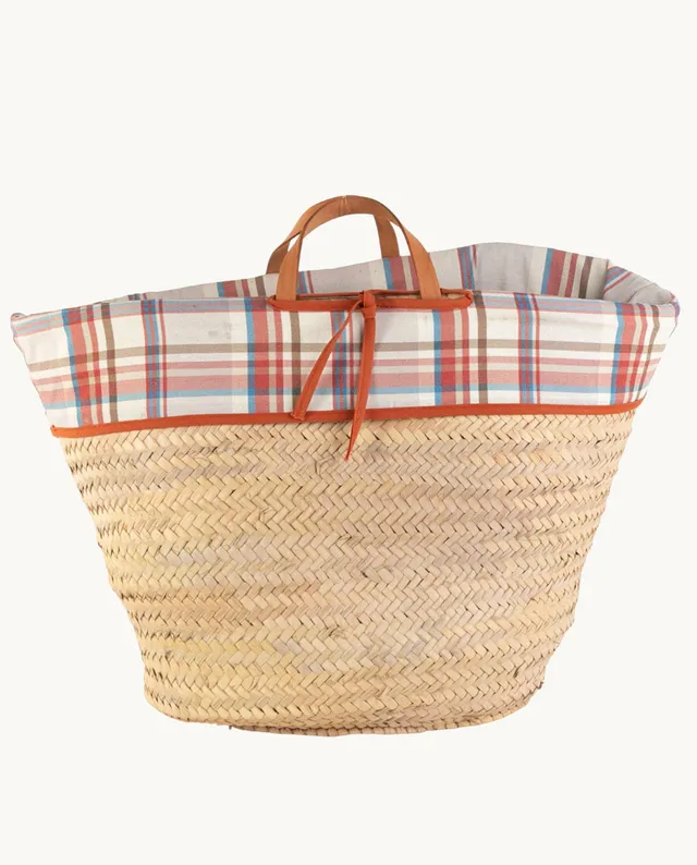 kbas-capazo-de-palma-con-forro-estampado-bolso-de-fibra-natural-58x21x33-cm image 1