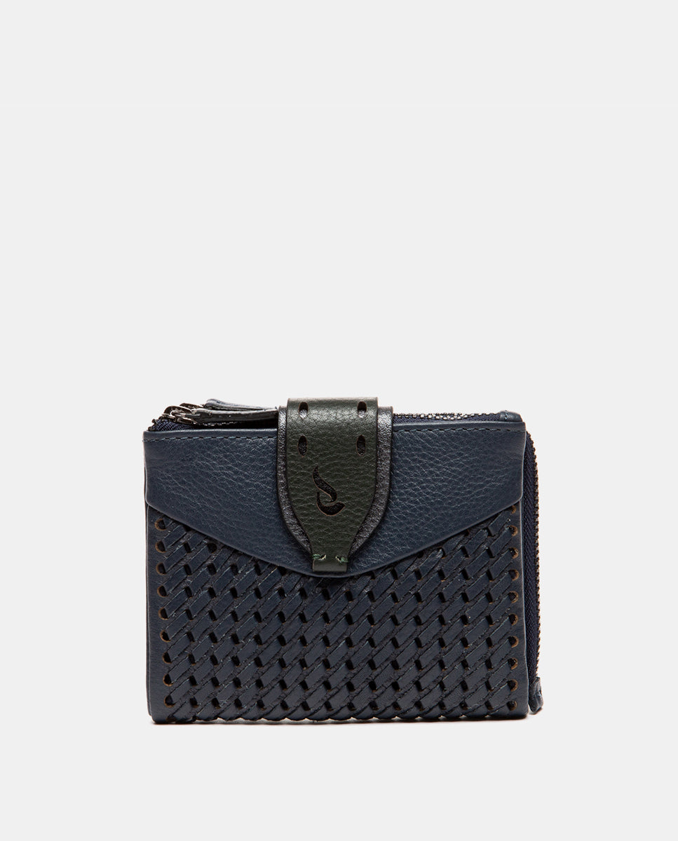 abbacino-cartera-peque-a-piel-azul-premium image 1