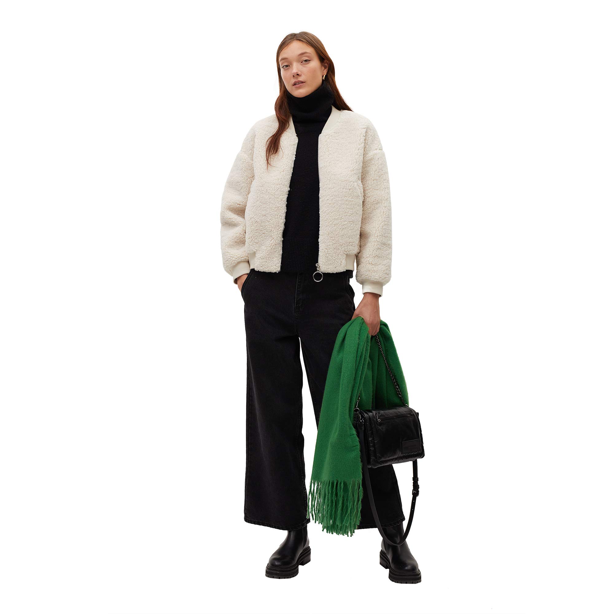 parfois-chaqueta-bomber-de-borreguillo-mujer image 4