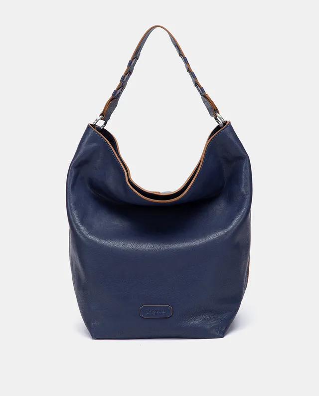 bolso-de-hombro-abbacino-azul-de-piel-estilo-hobo-con-correa-cruzada image 1