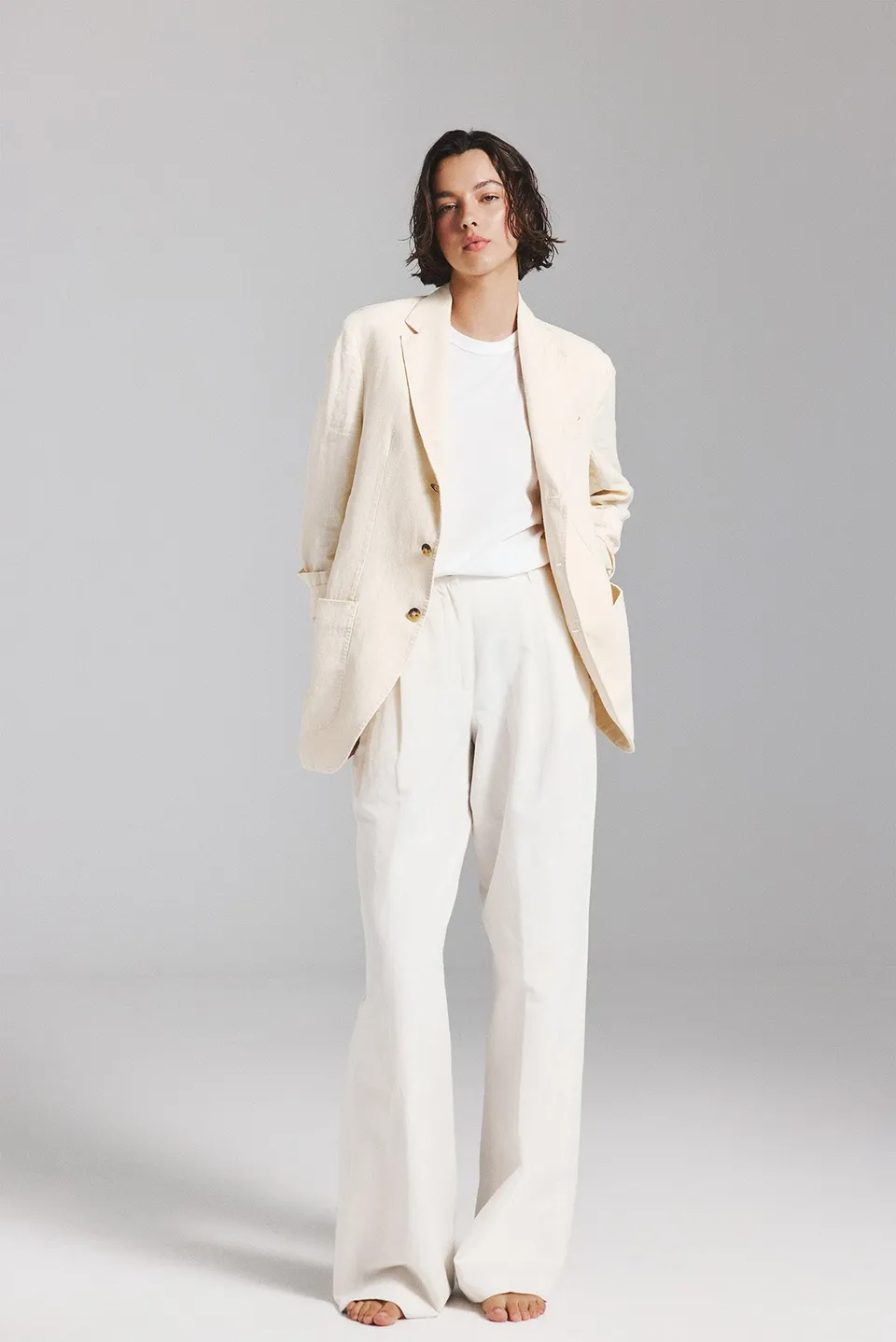 blazer-ecoalf-lapo-de-c-amo-beige-de-edici-n-limitada image 1