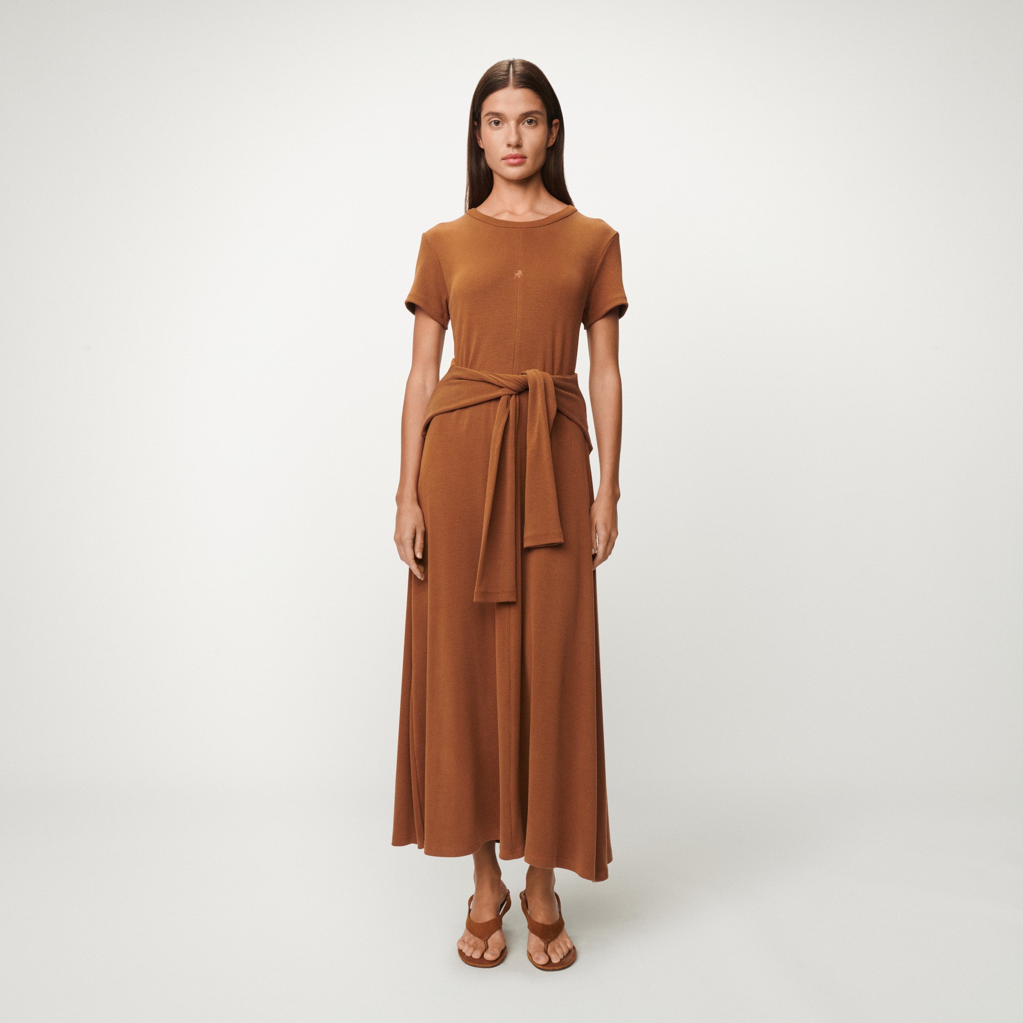 lois-katy-vestido-largo-ajustado-rib-jersey image 1