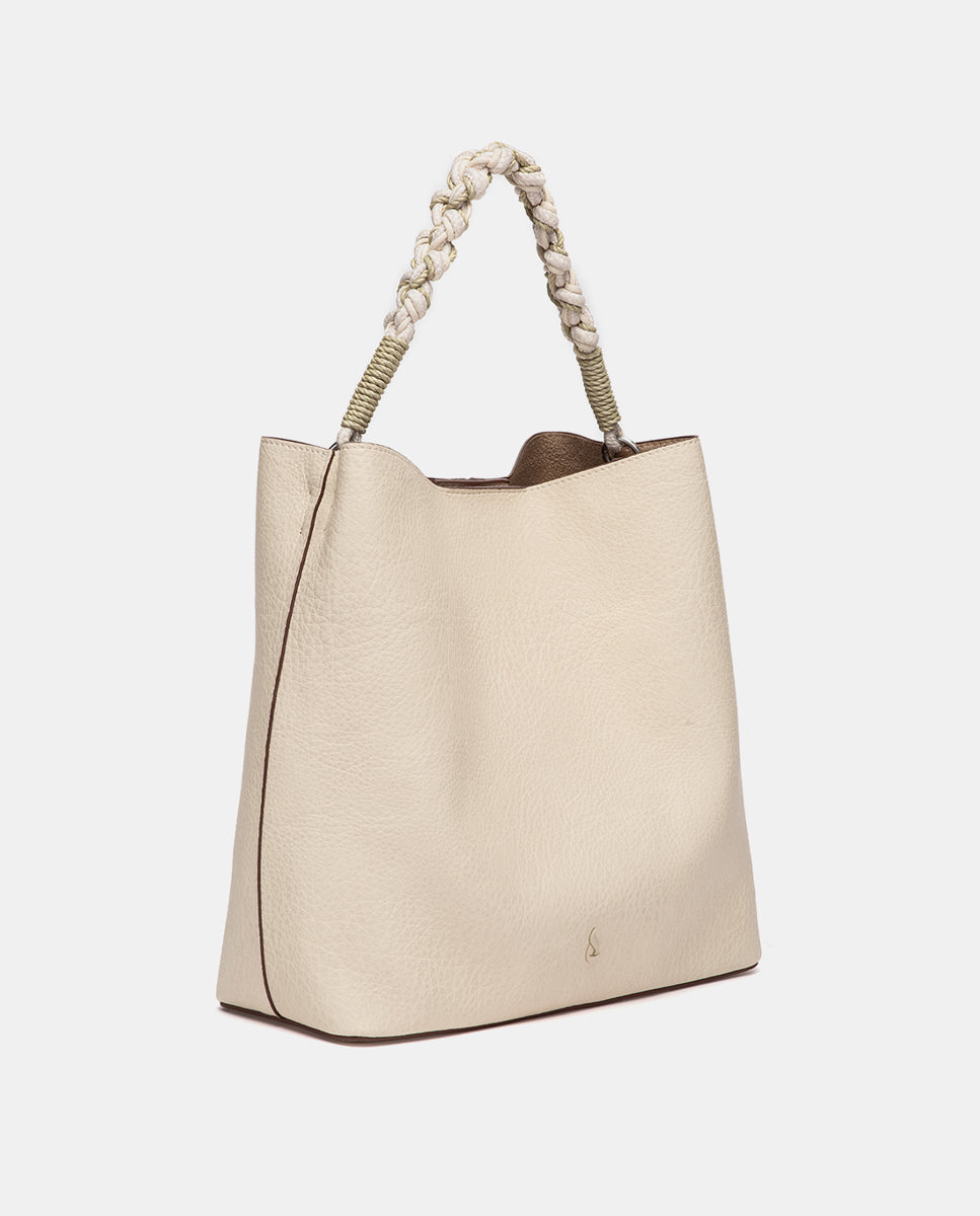 bolso-de-hombro-beige-abbacino-con-asa-de-cuerda-trenzada image 2