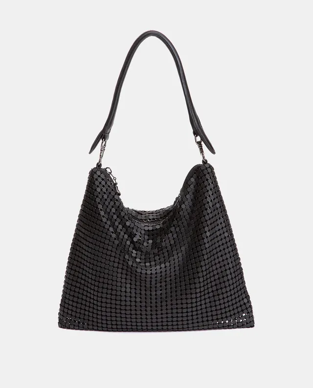 abbacino-bolso-de-hombro-evening-malla-met-lica-negro image 1