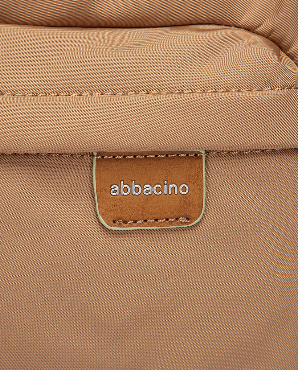 abbacino-bolso-de-hombro-tejido-camel-reciclado image 8
