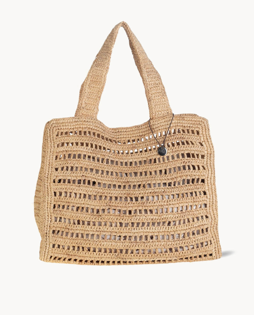bolso-tote-de-rafia-natural-kbas-con-cierre-magn-tico-asa-de-hombro-36x14x31-cm image 1
