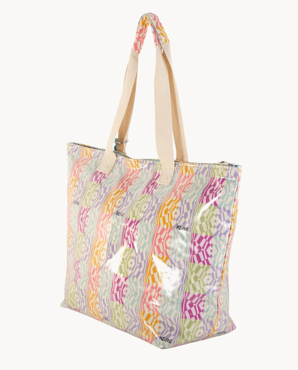 kbas-bolso-playa-lona-plastificada-con-cremallera-54x22x38-cm image 2