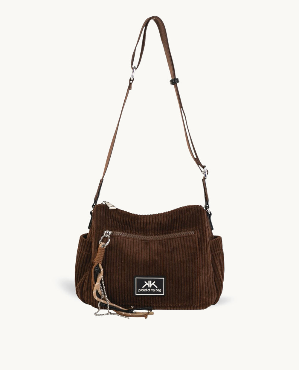 bandolera-de-pana-kbas-color-marr-n-rebajas-ss26 image 1