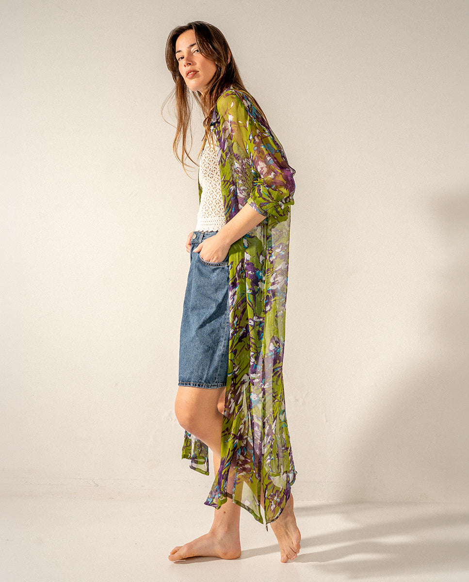 abbacino-t-nica-viscosa-estampado-floral-verde-talla-nica image 1