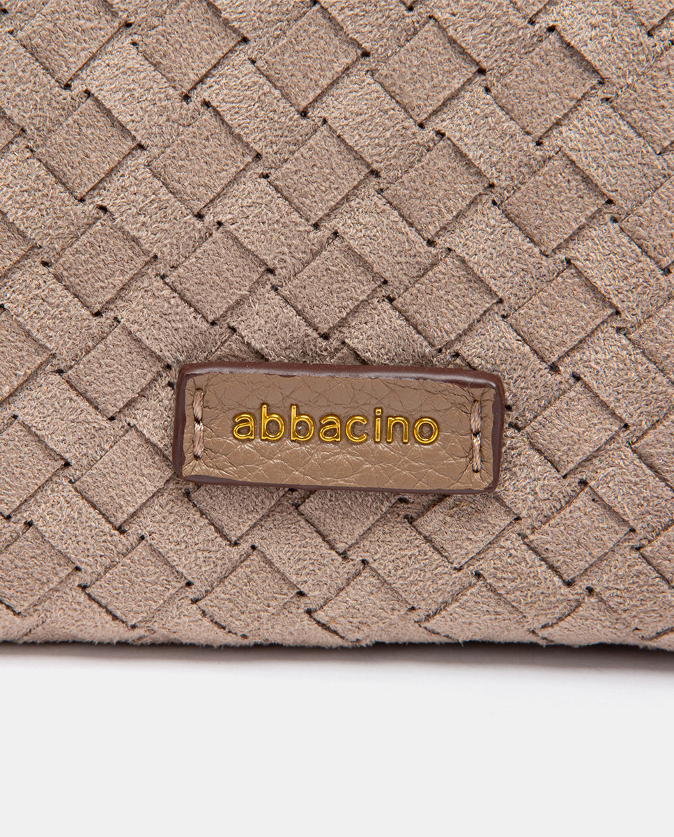 abbacino-bolso-de-mano-trenzado-beige-sostenible image 7