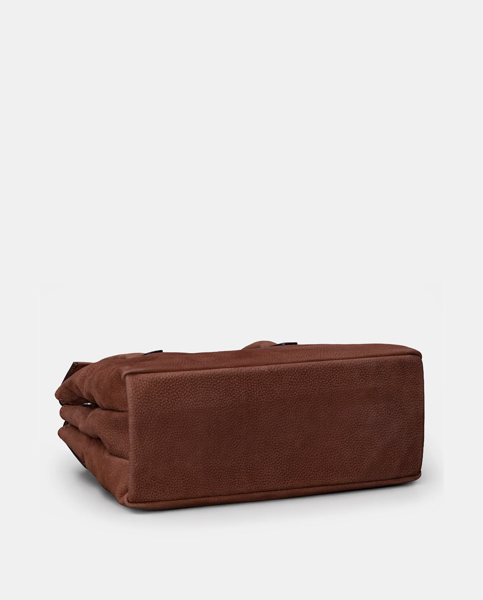 bolso-de-mano-abbacino-marr-n-en-piel-premium image 4