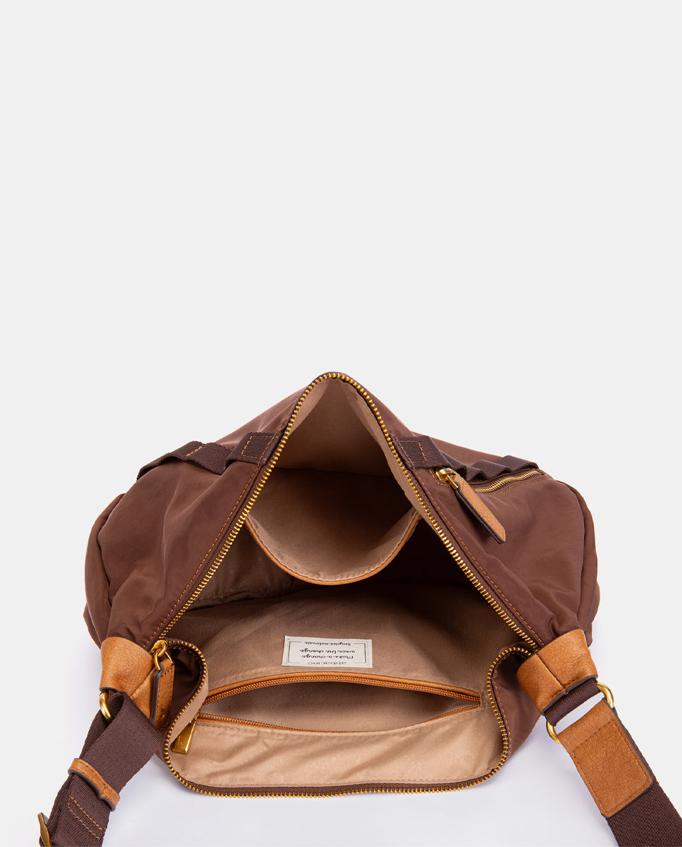 bandolera-abbacino-marr-n-materiales-reciclados image 5