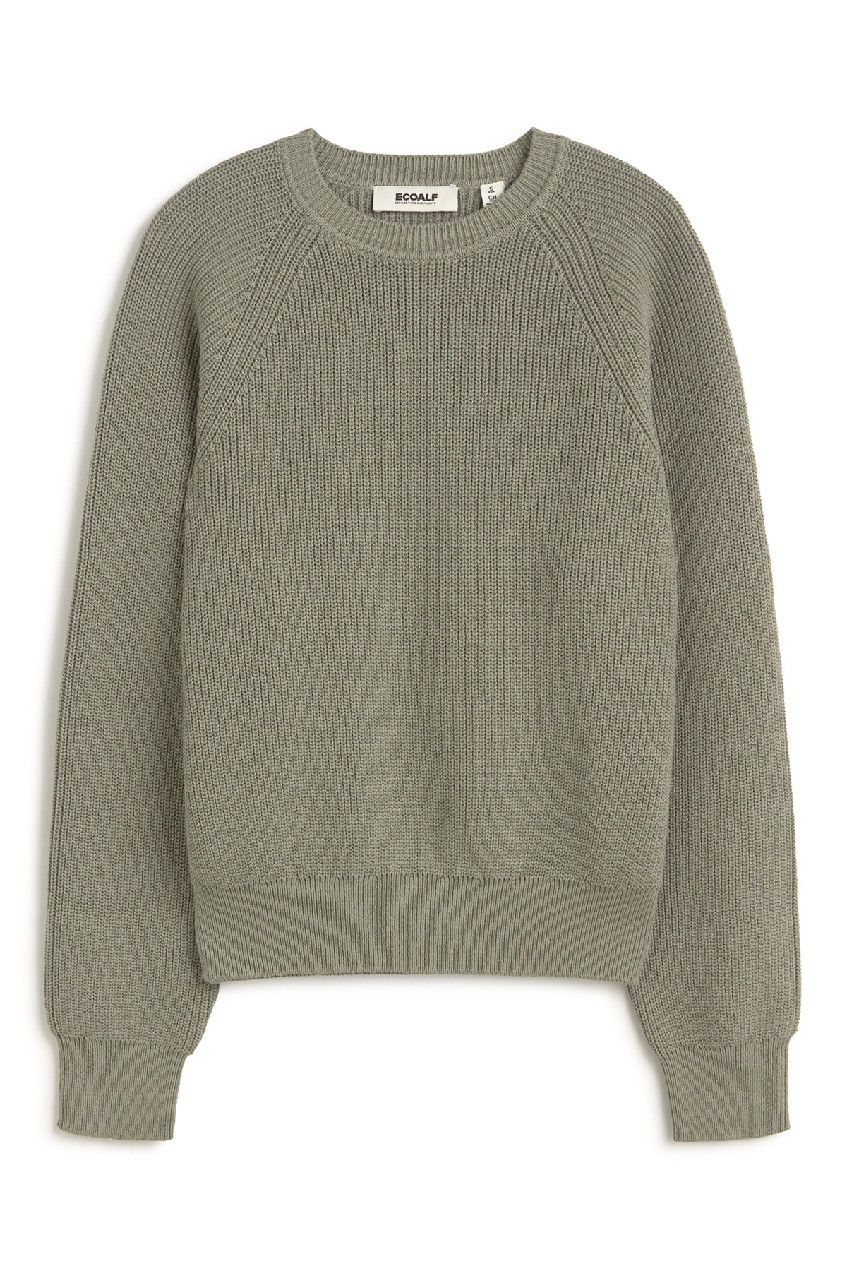 jersey-ecoalf-noni-verde-para-mujer-punto-regular-de-100-algod-n-reciclado-con-m image 5