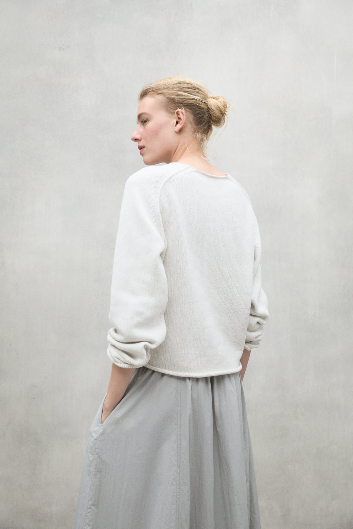 jersey-lamo-gris-claro-de-ecoalf-para-mujer-100-algod-n-reciclado-fit-holgado-pu image 3