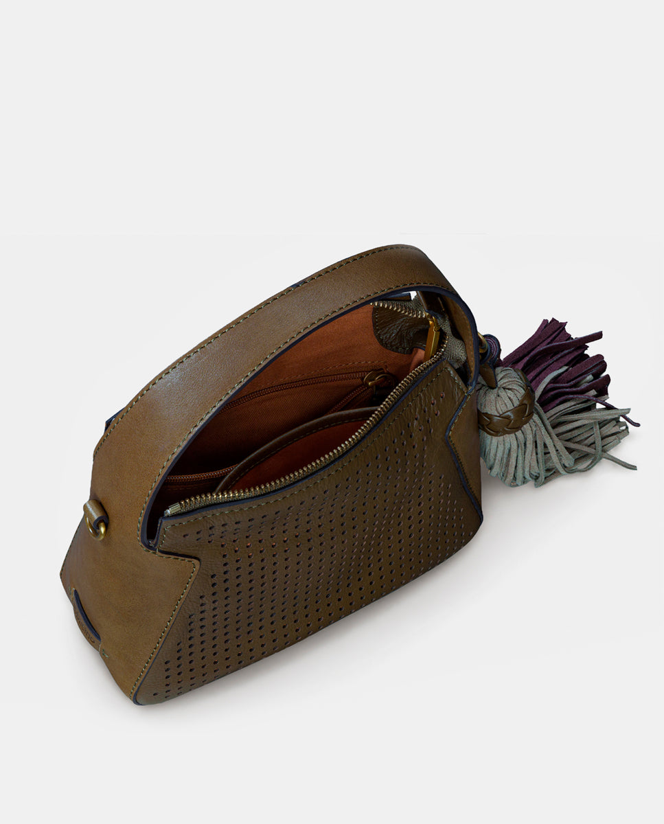 abbacino-bolso-de-mano-piel-troquelada-verde image 8
