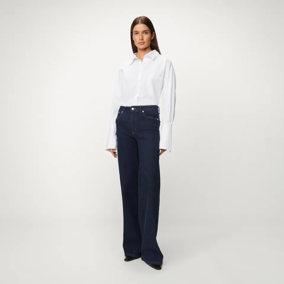 pantal-n-palazzo-lois-tiro-alto-con-pinzas-y-cintur-n-talla-grande image 1