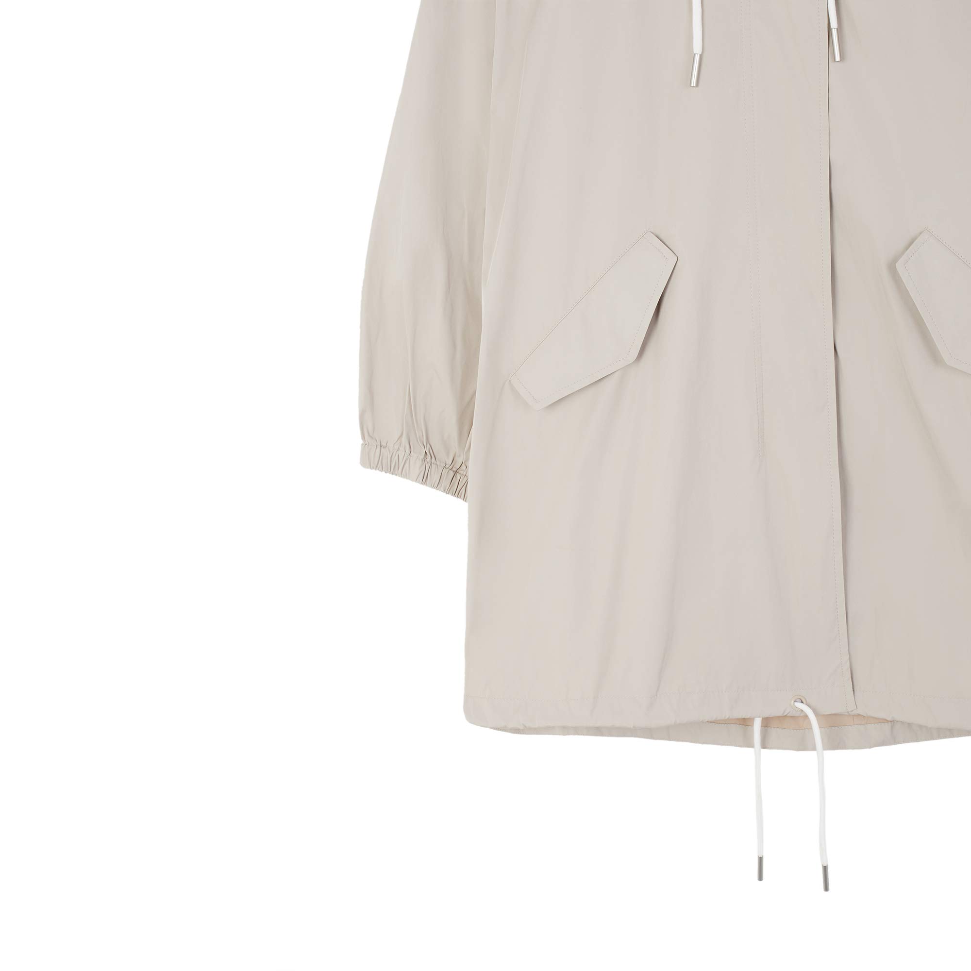 parfois-chaqueta-ligera-con-capucha-beige-mujer image 2