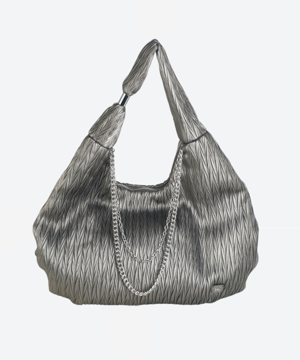 kbas-bolso-hobo-de-pu-con-cremallera-color-plomo image 1