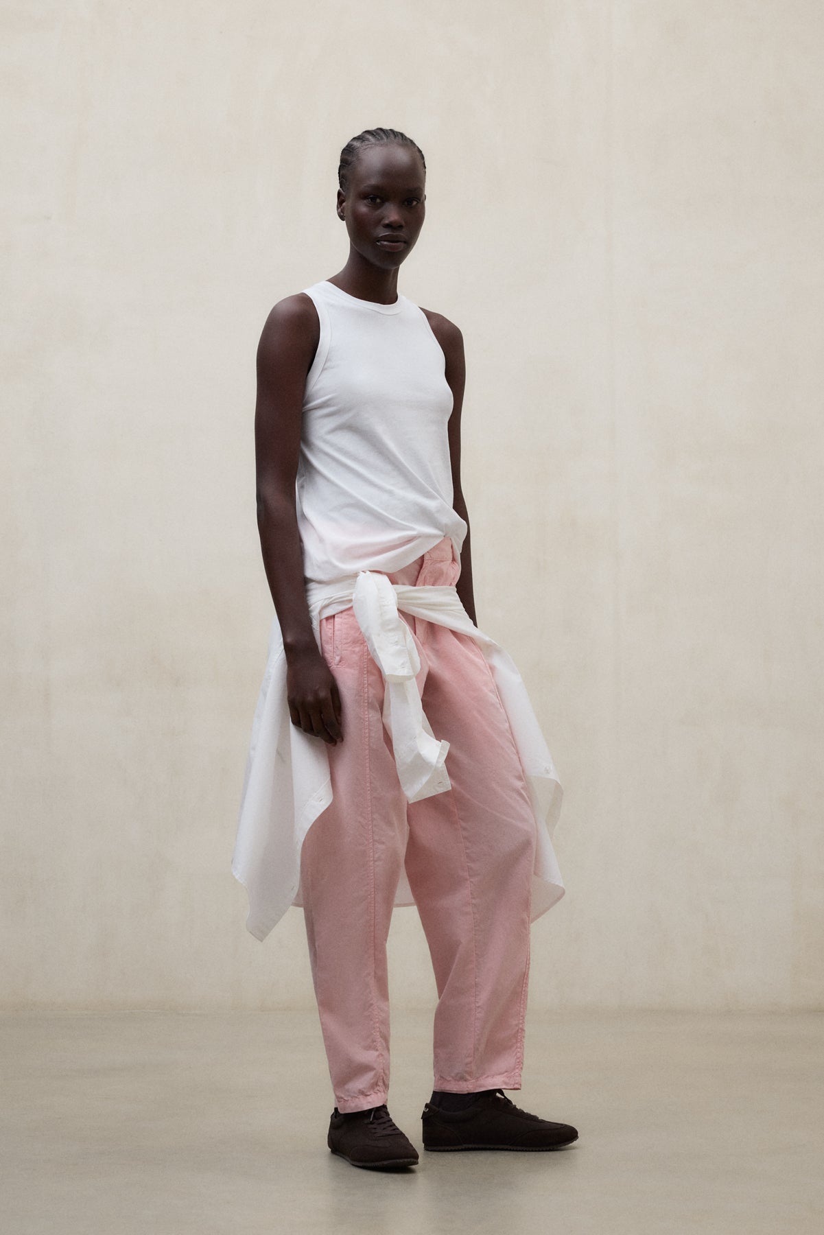 ecoalf-pantalones-ripoll-rosa-de-mujer-100-algod-n-regenerativo-tinte-natural image 1