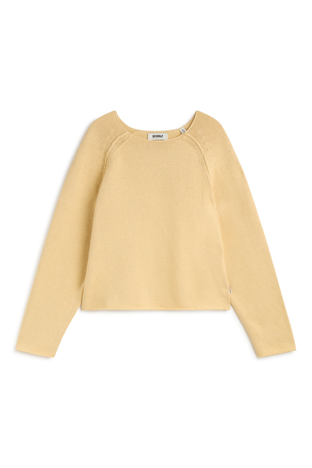 jersey-ecoalf-alamo-amarillo-de-punto-liso-5gg-en-algod-n-reciclado-mujer-fit-ho image 5