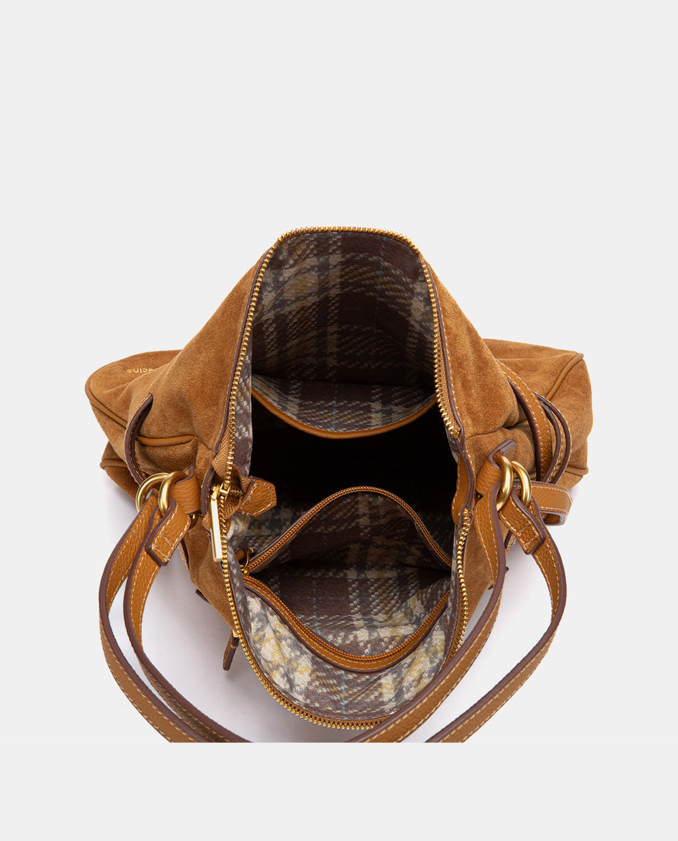abbacino-bolso-multifuncional-serraje-cognac-hombro-mochila image 8