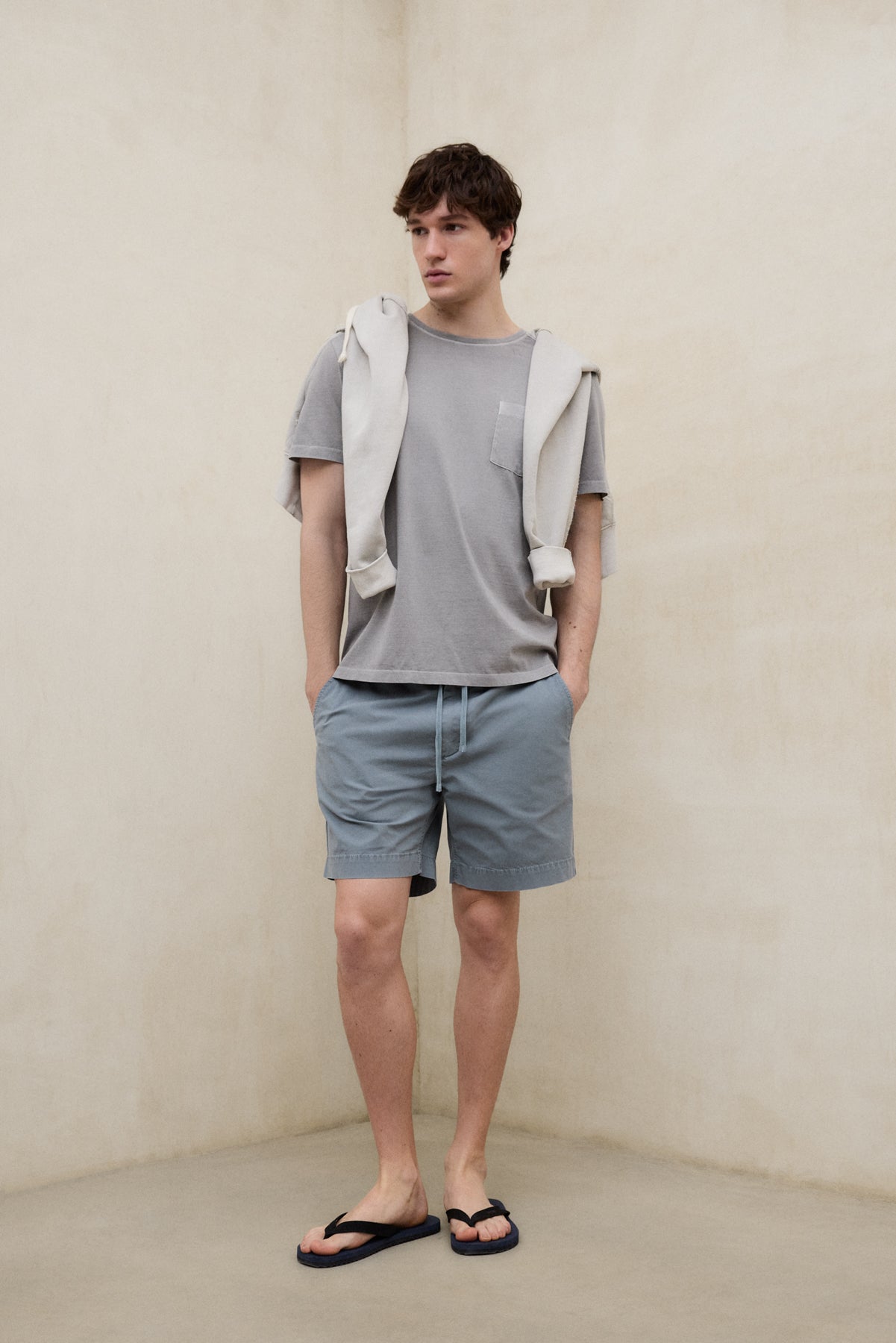 ecoalf-shorts-ethic-azul-algod-n-regenerativo-te-ido-con-pigmentos-naturales-y-f image 1