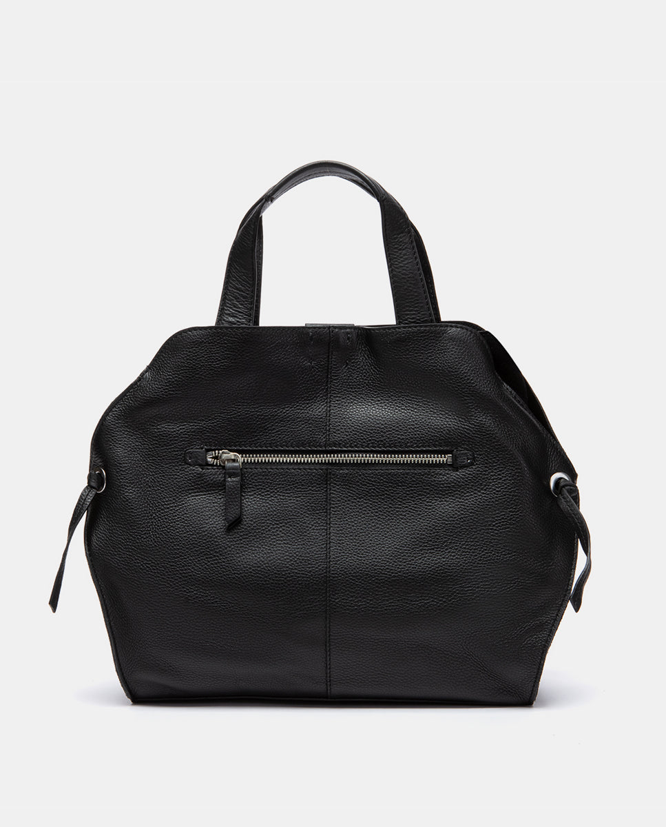 abbacino-bolso-de-mano-en-piel-negra-oficina image 3