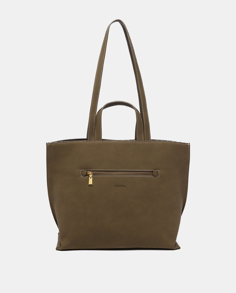 bolso-shopper-abbacino-verde-en-materiales-reciclados image 4