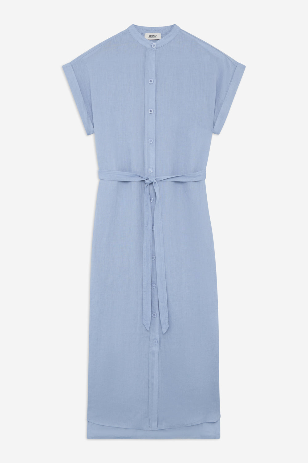vestido-amatista-azul-ecoalf-para-mujer-20-lino-reciclado-fit-holgado-y-bolsillo image 1