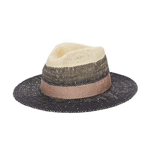 parfois-sombrero-trenzado-fedora-paja-de-papel-negro-mujer image 4