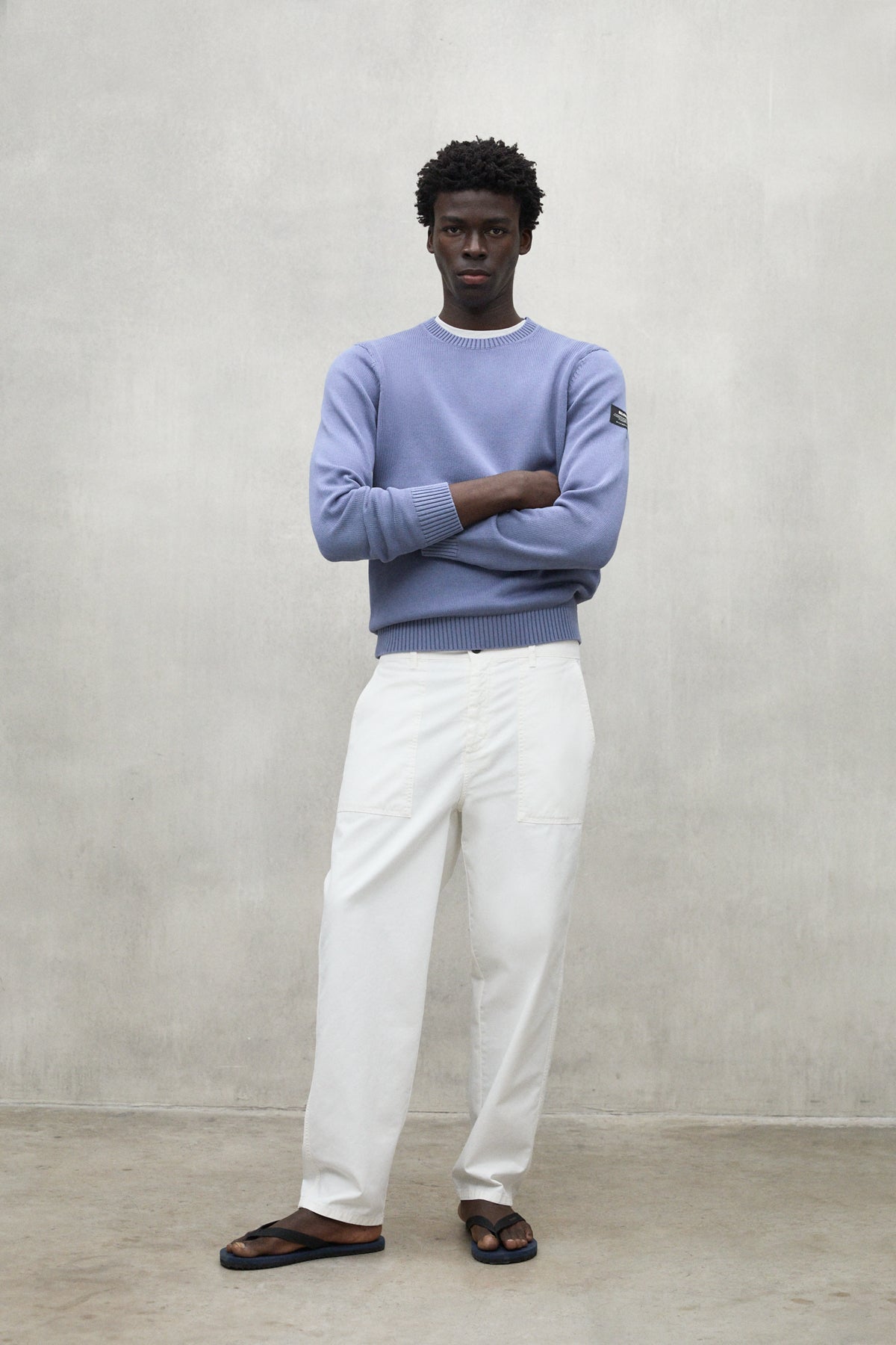pantal-n-nalon-blanco-ecoalf-para-hombre image 1