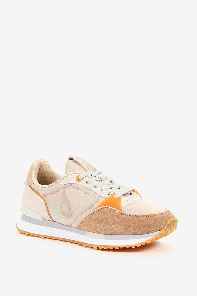 abbacino-zapatilla-mujer-naranja-piel-y-textil-sneakers-casual image 3