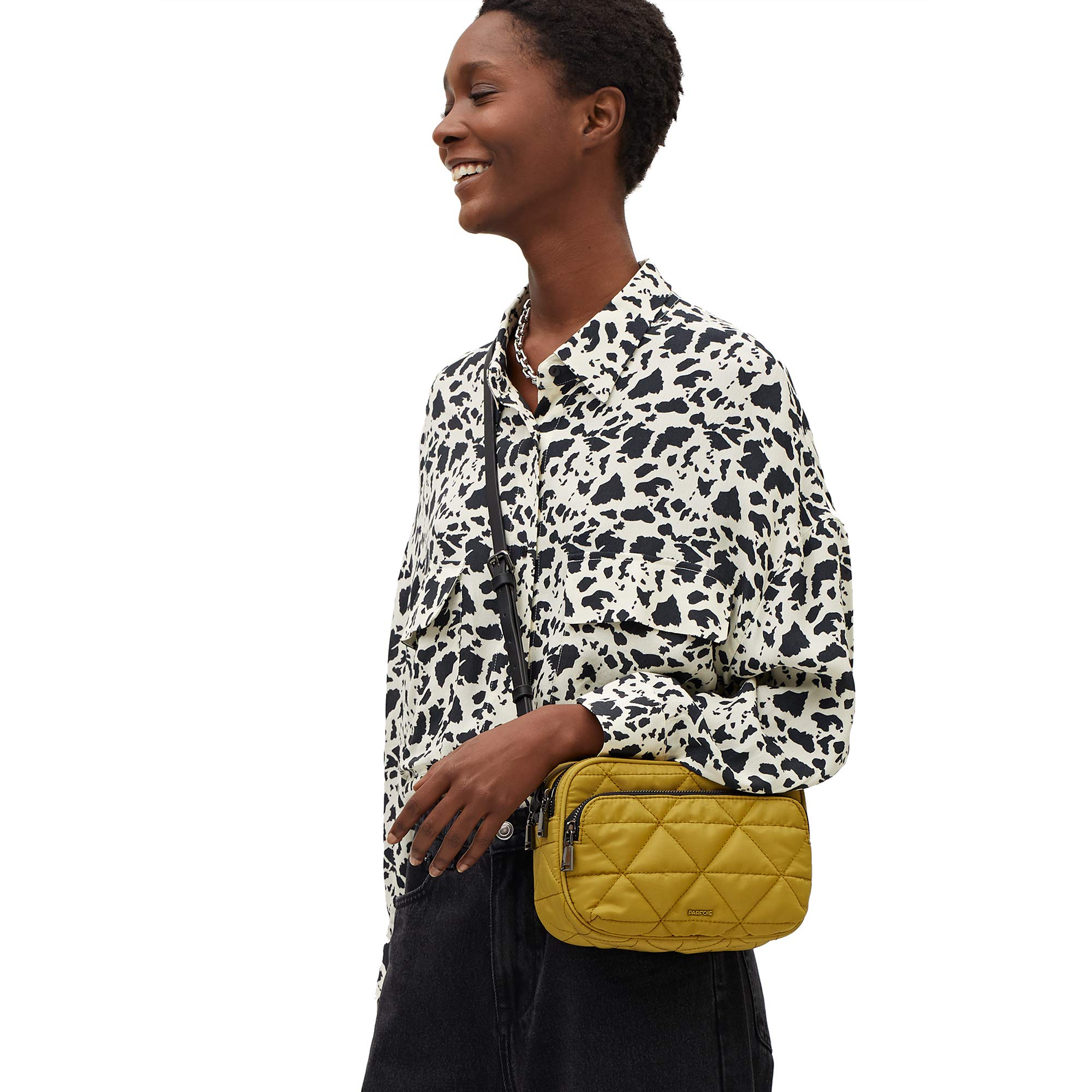 parfois-camisa-oversize-estampada-mujer image 2