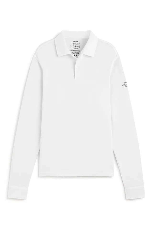 ecoalf-patrick-polo-blanco-de-hombre image 1