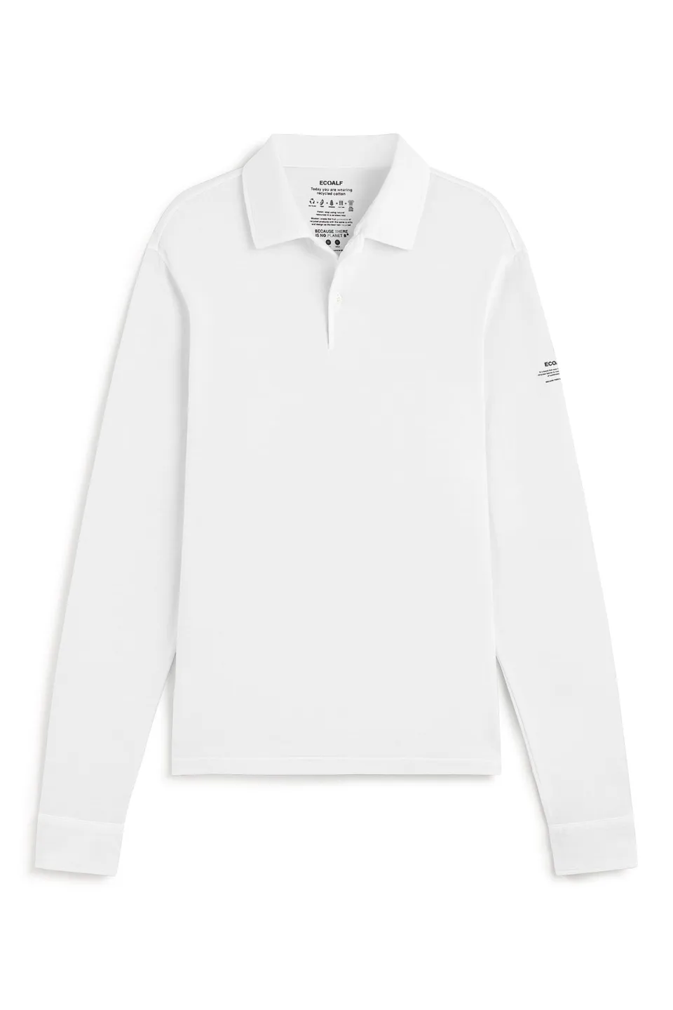 ecoalf-patrick-polo-blanco-de-hombre image 1